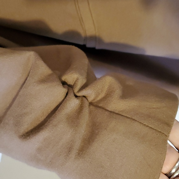 ModCloth Fine and Sandy Blazer in Khaki (Tan) One Button 3/4 Sleeves Size 4X - Picture 5 of 12